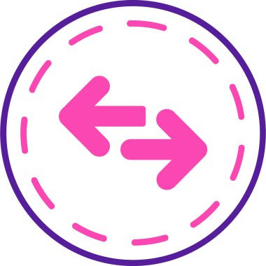 Ok. Web simgesi basit illüstrasyon