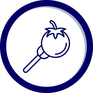 elma simgesinin vektör illüstrasyonu