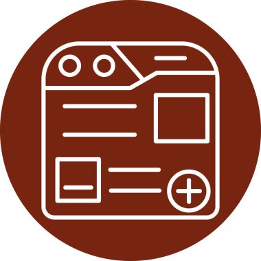 Vektör Defteri Simgesi illüstrasyonu