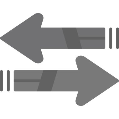 Oklar. Web simgesi basit illüstrasyon