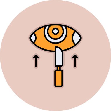 Göz simgesi vektör illüstrasyonu