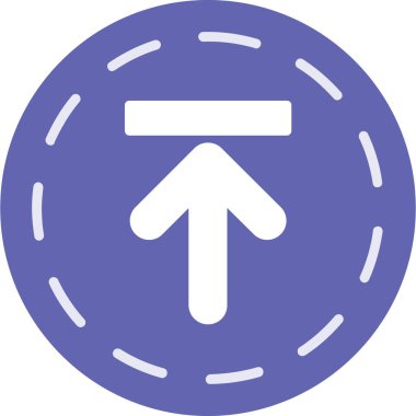 ok yönü ok simgesi ana hat biçiminde