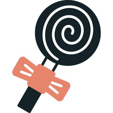 lolipop web simgesi, vektör çizim