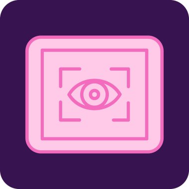 Göz simgesi vektör illüstrasyonu