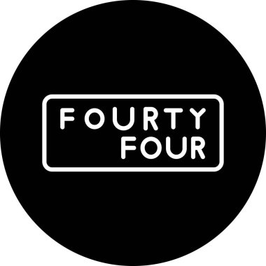 Modern 35 işaret simgesinin vektör çizimi