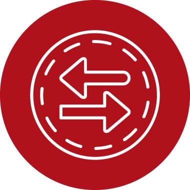 Ok. Web simgesi basit illüstrasyon