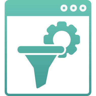 seo modern simgesinin vektör illüstrasyonu