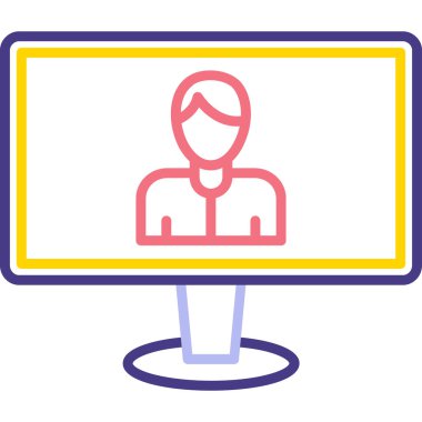 seo modern simgesinin vektör illüstrasyonu