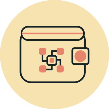 seo modern simgesinin vektör illüstrasyonu