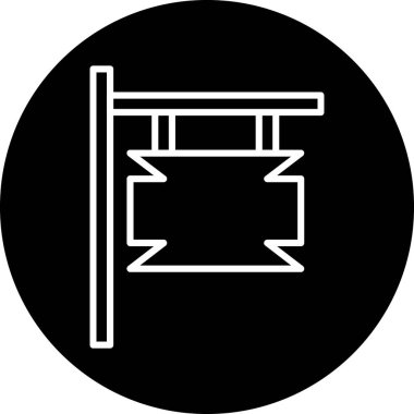 Modern b 'nin vektör illüstrasyonu inşa simgesinden yoksun