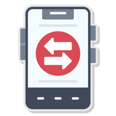 Cep telefonu vektör çizimi