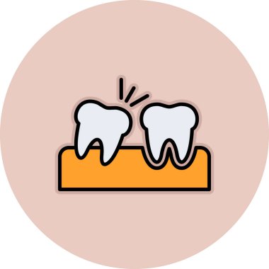 Vektör illüstrasyonu, simge ögesi arkaplanı