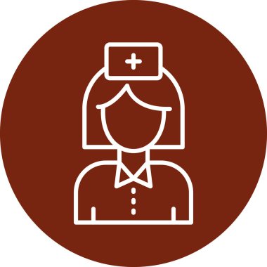 doktor vektör simgesi modern biçim illüstrasyonu