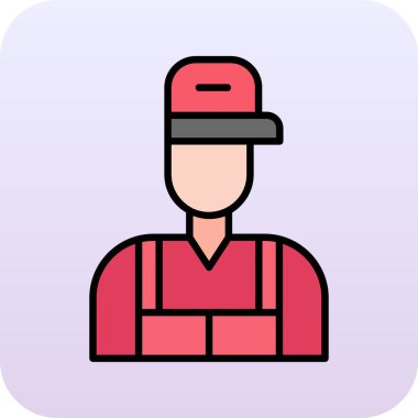 beysbol ikonu vektör illüstrasyonu