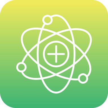 Eşsiz Atom Vektör Satırı Simgesi