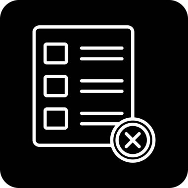 Yapılacaklar listesi simgesi soyut bir grupta izole edildi