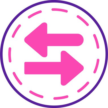 ok simgesi işareti vektörü