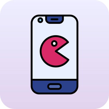 mobil simge vektör illüstrasyonu