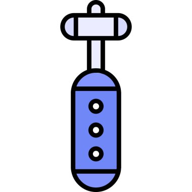 Enjeksiyon. Web simgesi basit illüstrasyon