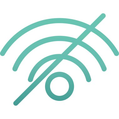 kablosuz kablosuz kablosuz sinyal simgesi düz biçimli