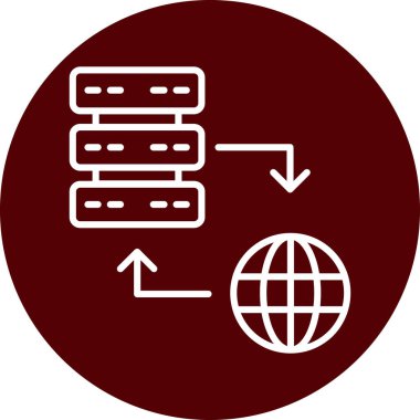 seo modern simgesinin vektör illüstrasyonu