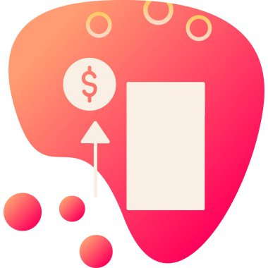 Para için. Web simgesi basit tasarım