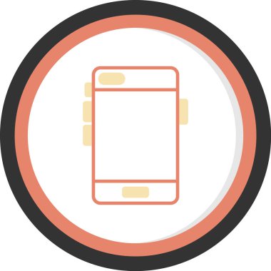 telefon vektör simgesi modern basit tasarım