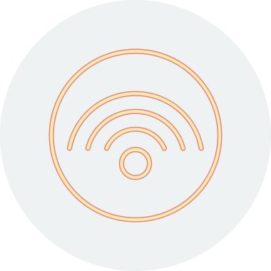 Parmak izi. Web simgesi basit tasarım