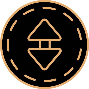 Sikke Simgesi vektör illüstrasyonu