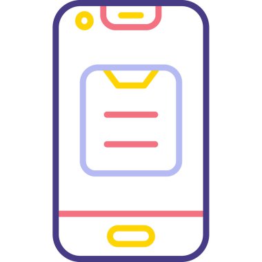 Telefon simgesi vektör illüstrasyonu