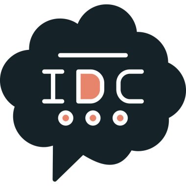 bulut hesaplama simgesi, vektör, illüstrasyon tasarımı