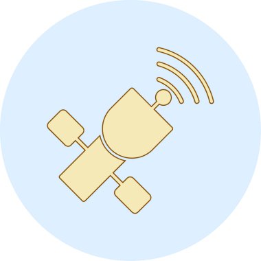 uydu anten simgesi vektörü