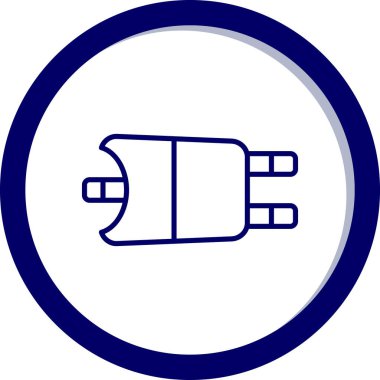 Fiş. Web simgesi basit illüstrasyon