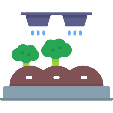 bitki ve bahçe vektör illüstrasyonu