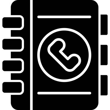 Telefonunuz var. Web simgesi basit illüstrasyon