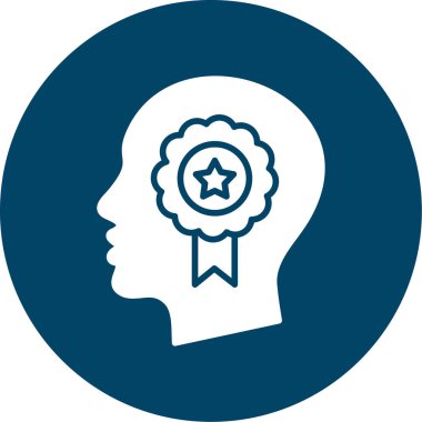 Bir çiçek simgesinin vektör illüstrasyonu