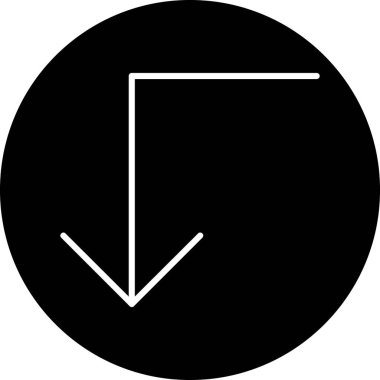 ok simgesi, vektör illüstrasyonu