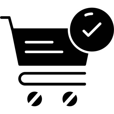 Bir alışveriş arabasının vektör çizimi