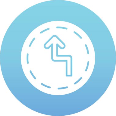 ok simgesinin vektör illüstrasyonu