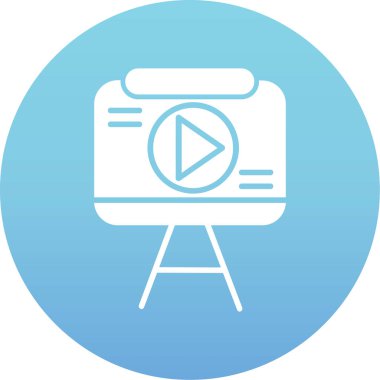 Kamera. Web simgesi basit illüstrasyon