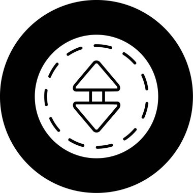 Pusula simgesinin vektör illüstrasyonu