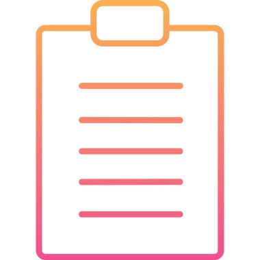 Belge. Web simgesi basit illüstrasyon