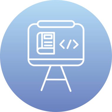 Modern eğitim ikonunun vektör illüstrasyonu