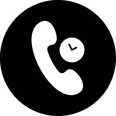 Çağrı merkezi simgesi. Web için çağrı merkezi vektör simgesinin basit illüstrasyonu