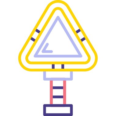 Trafik ışıkları simge vektör çizim
