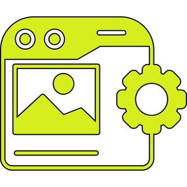 mobil kamera simgesi, vektör illüstrasyonu