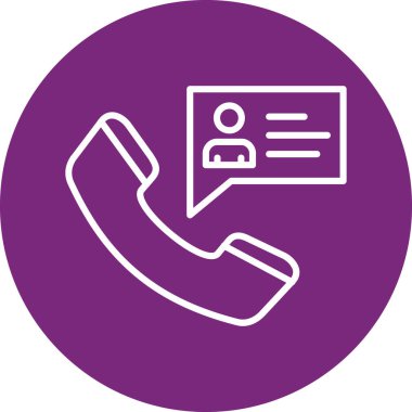 Vektör telefon simgesi illüstrasyonu