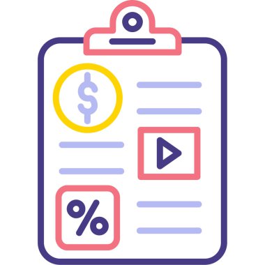 indirimli fiyat simgesi, vektör illüstrasyonu