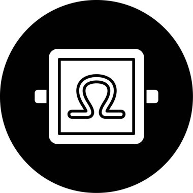 Modern bir simgenin vektör illüstrasyonu