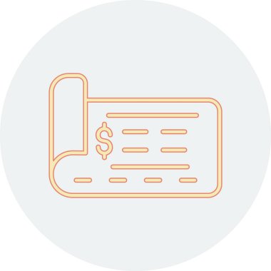 Dolar simgesi vektör illüstrasyonu